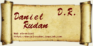 Daniel Rudan vizit kartica